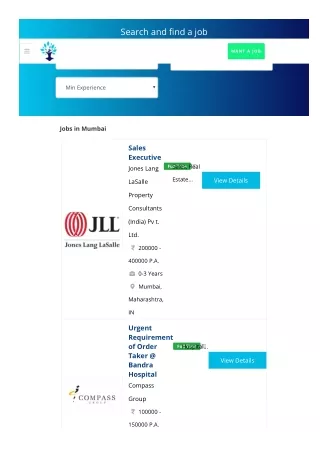 search and nd a job