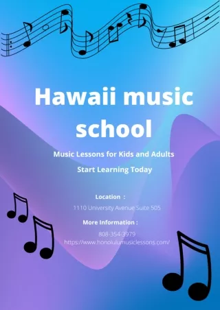 Hawaii music school
