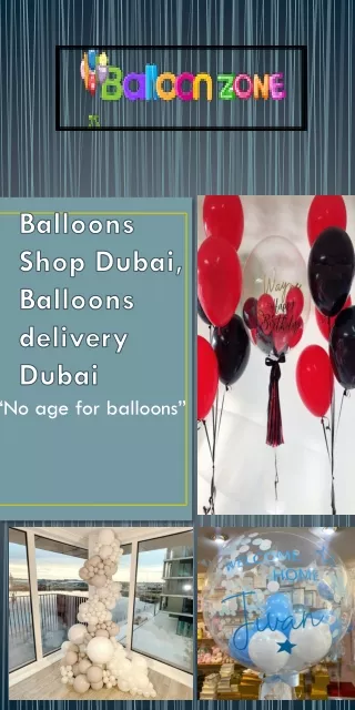Balloons Shop Dubai, Balloons delivery Dubai, Birthday balloons Dubai