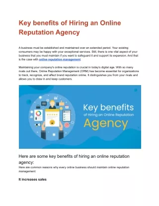 Key benefits of Hiring an Online Reputation Agency.docx
