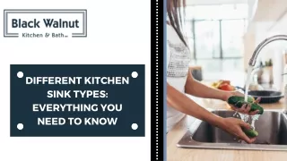 different kitchen sink types everything you need
