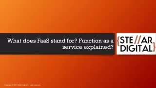 what does faas stand for function as a service explained