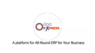 A platform for All-Round ERP for Your Business
