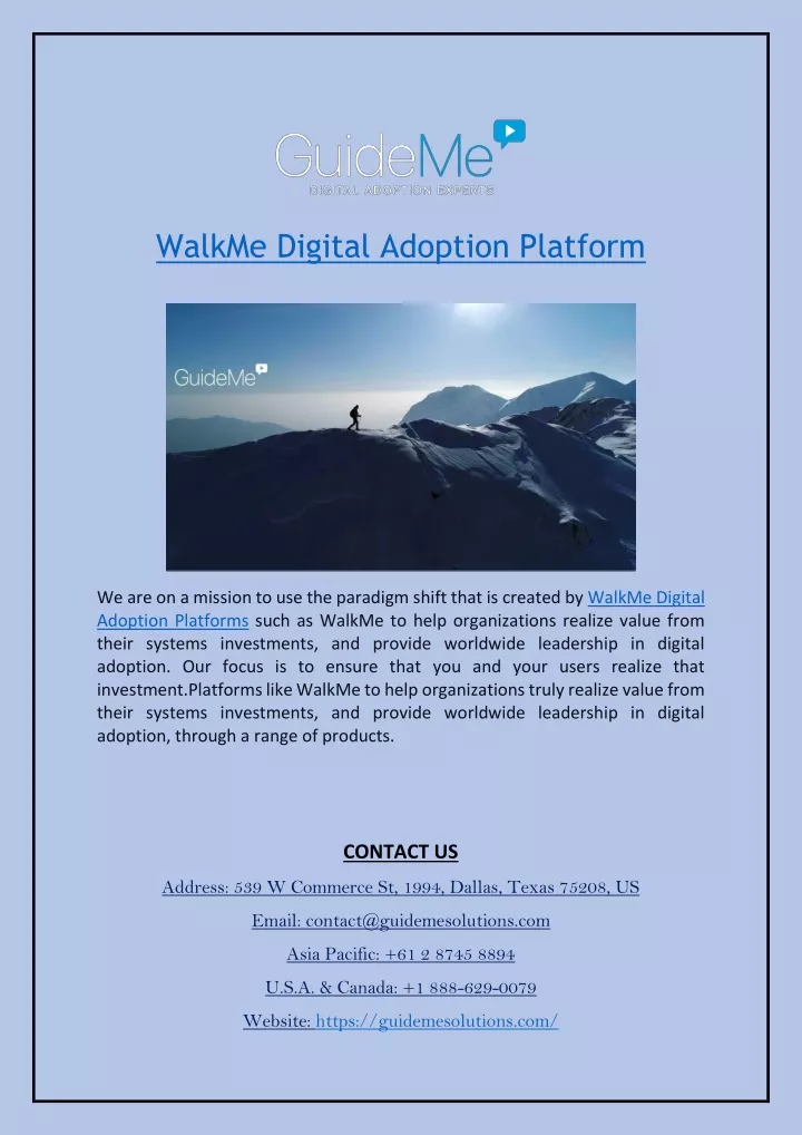 walkme digital adoption platform