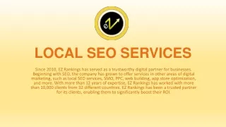 local seo services