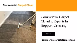 Commercial Carpet Cleaning Experts In Hoppers Crossing