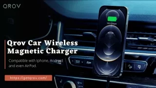 Qrov Car Phone Mount Wireless Charger