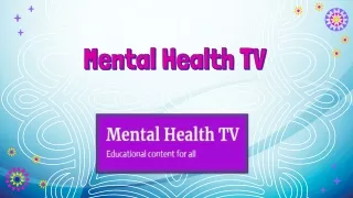A-Z Of Mental Health Education