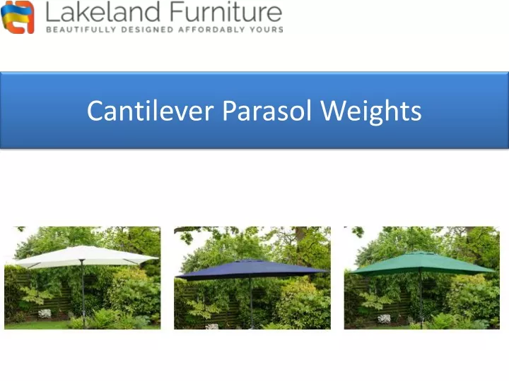 cantilever parasol weights