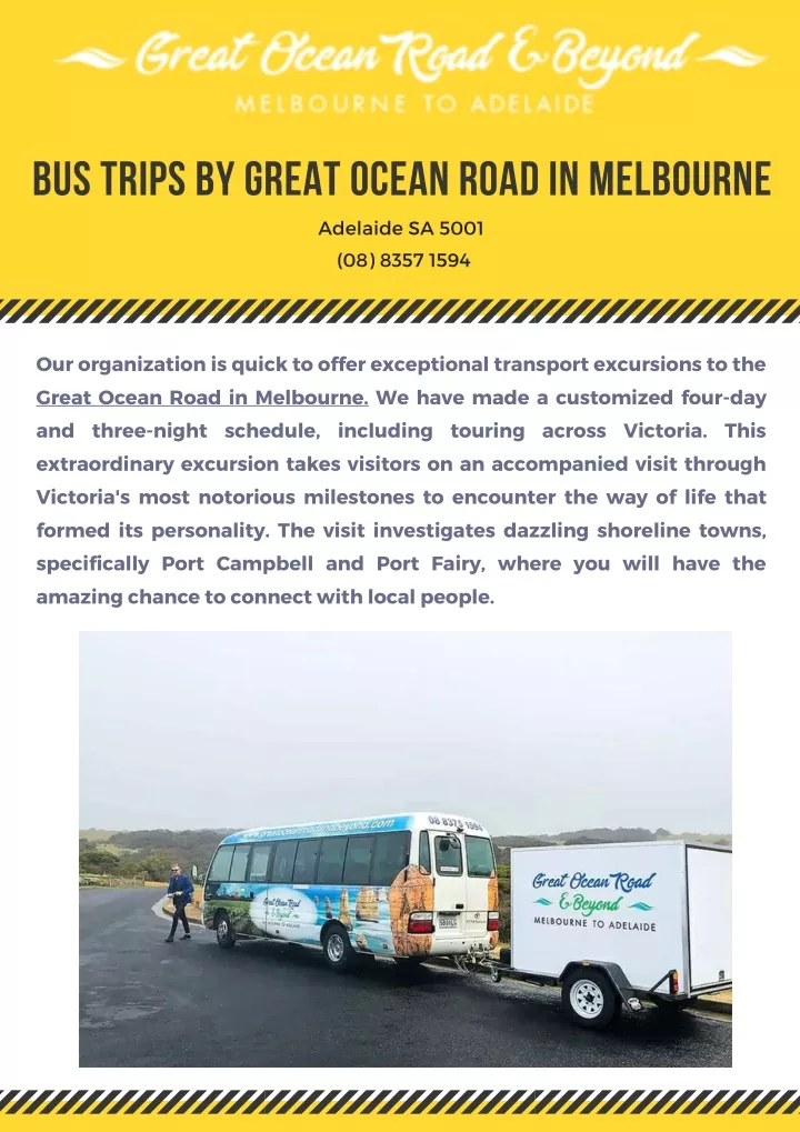 bus trips by great ocean road in melbourne
