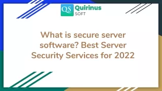 What is secure server software_ Best Server Security Services for 2022