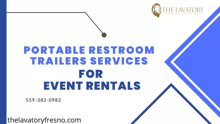 portable restroom trailers services for event