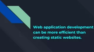 best web application development