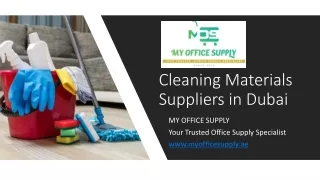 Cleaning Materials Suppliers in Dubai