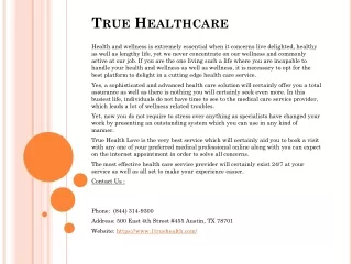 true healthcare