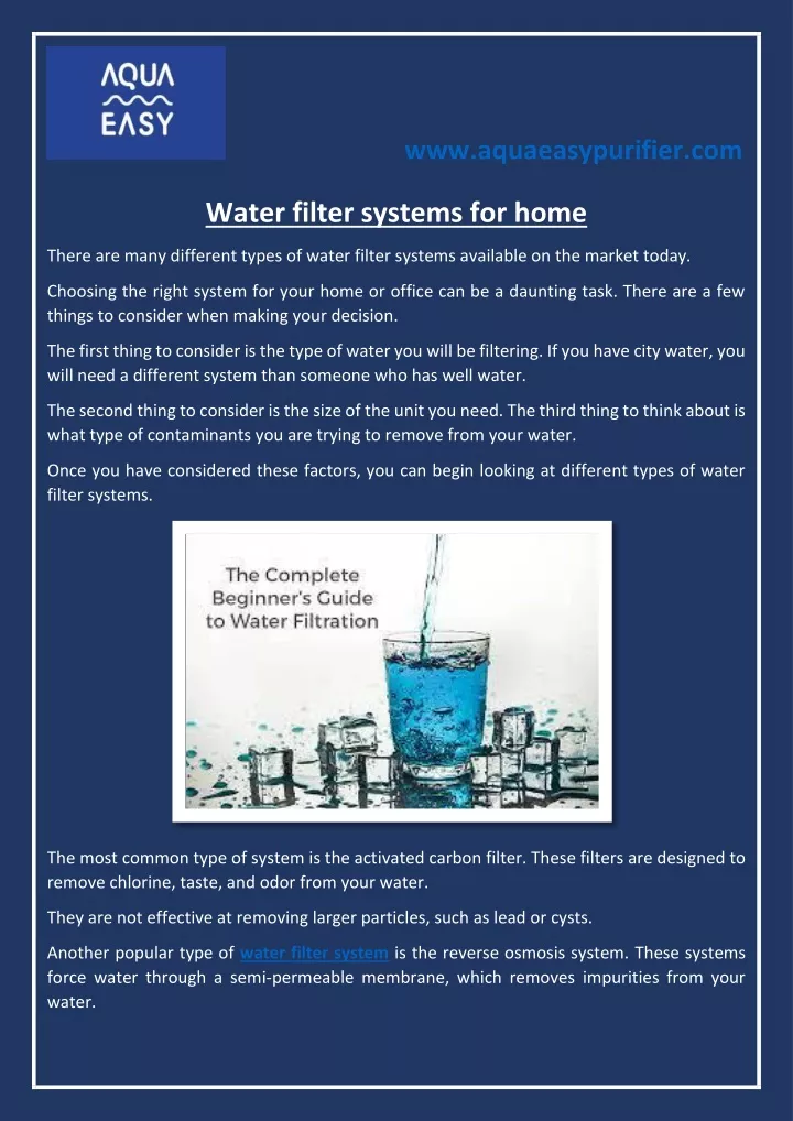 www aquaeasypurifier com