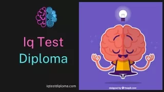 iq test diploma
