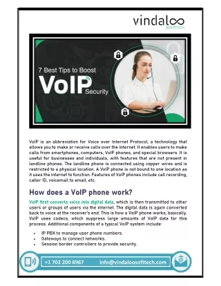 7 Best Tips to Boost VoIP Security