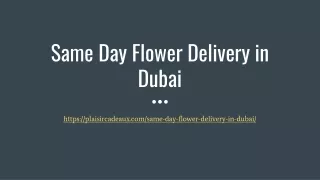 Same Day Flower Delivery in Dubai