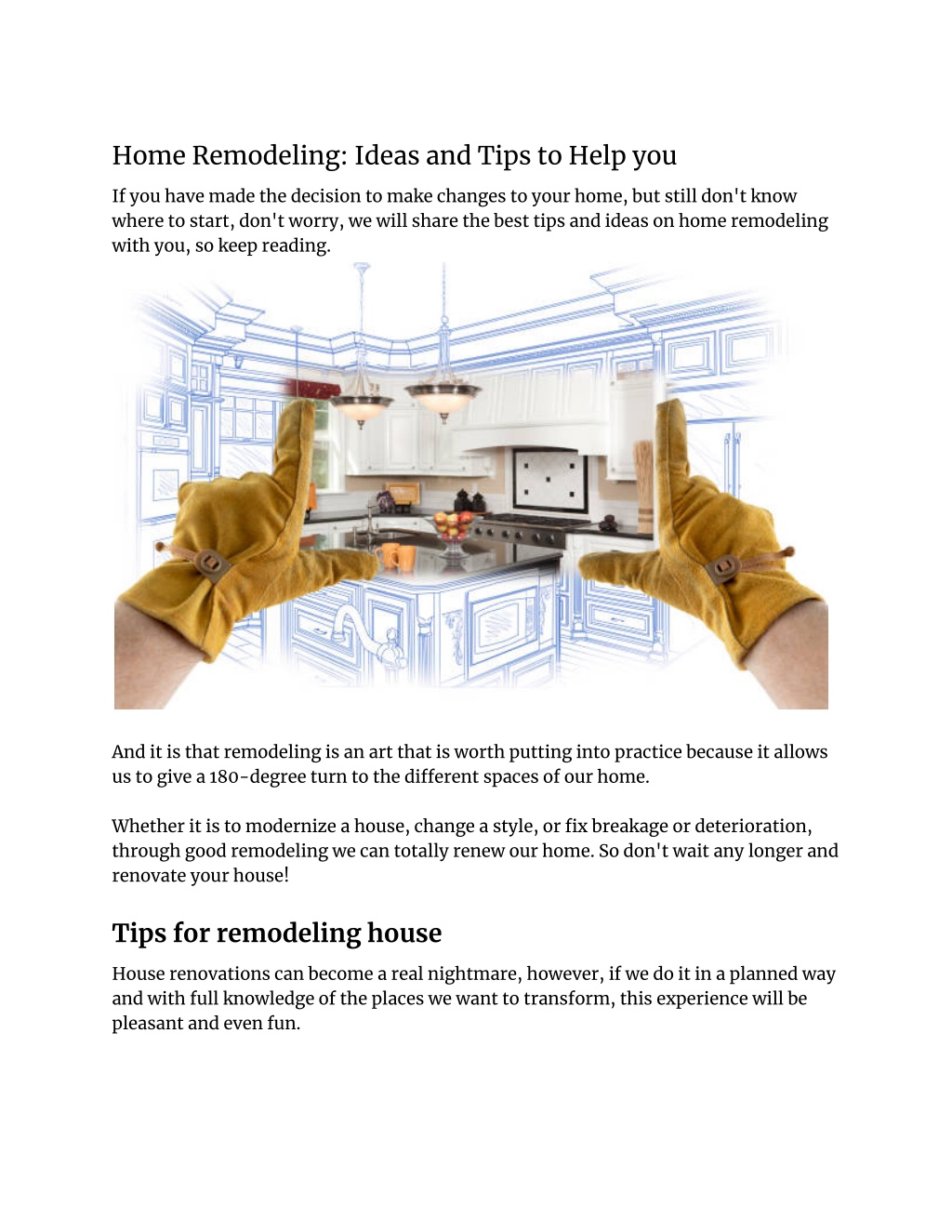 PPT - Home Remodeling_ Ideas and Tips to Help you PowerPoint ...