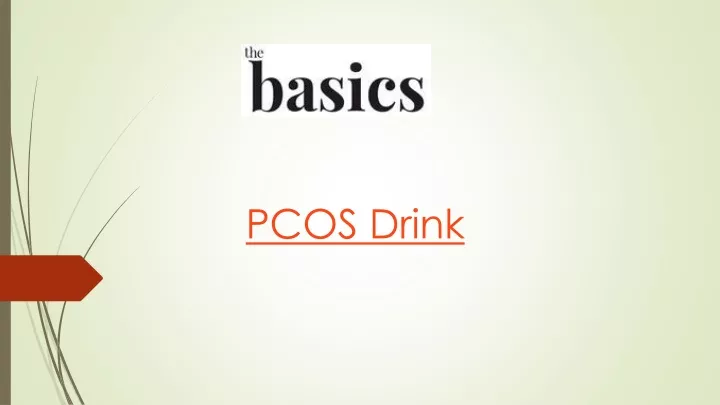 pcos drink