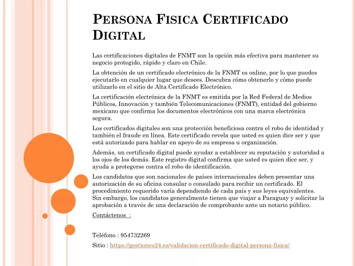 persona fisica certificado digital