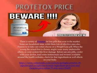 Protetox Price