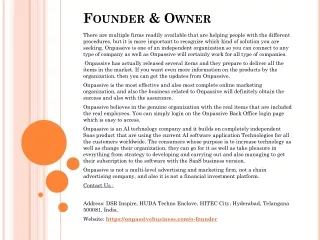 founder owner