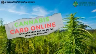 Is Cannabis A Sure Shot Remedy For Overcoming Depression?
