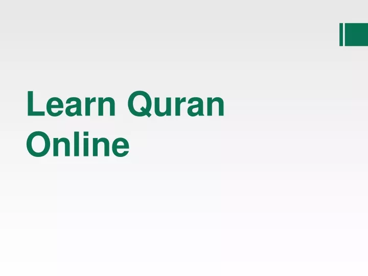 learn quran online