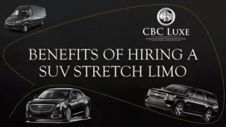 Benefits of hiring a SUV stretch limo