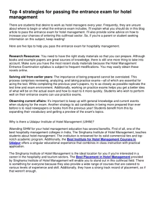 Top-4-strategies-for-passing-the-entrance-exam-for-hotel-management