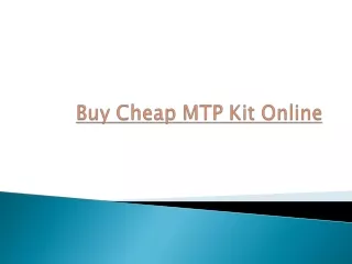 Buy MTP Kit Online