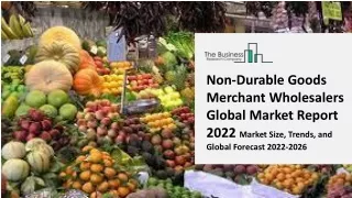 non durable goods merchant wholesalers global