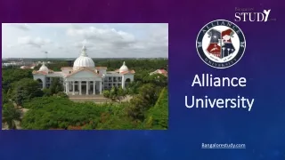 alliance alliance universit university y