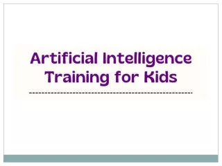 Artificial Intelligence Training for Kids - RoboGenius
