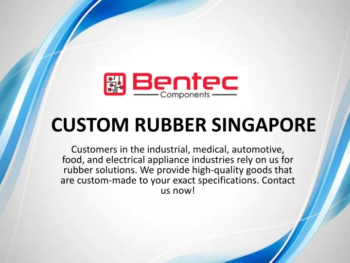 custom rubber singapore