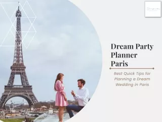 Tips for Planning a Dream Wedding in Paris - Dream Paris Wedding