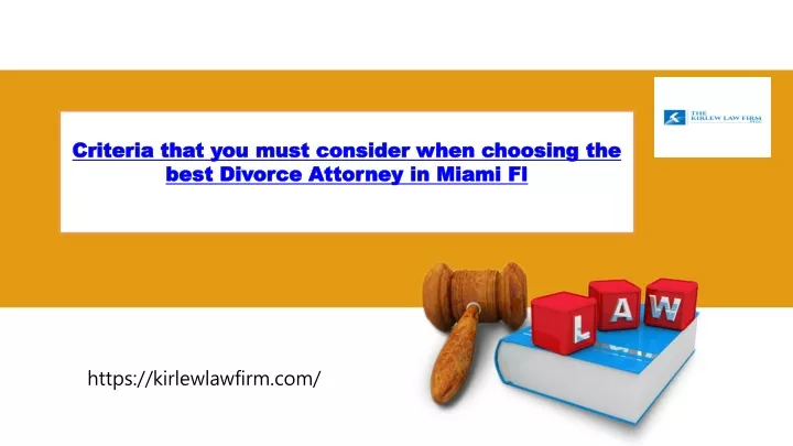 criteria that you must consider when choosing