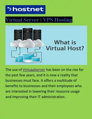 Virtual Server and Web hosting