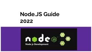 Node.JS Guide 2022