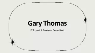 Gary Thomas - Remarkably Capable Expert - Cincinnati, Ohio
