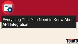 everything that you need to know about api integration