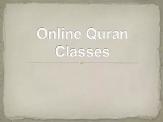 Online Quran Classes