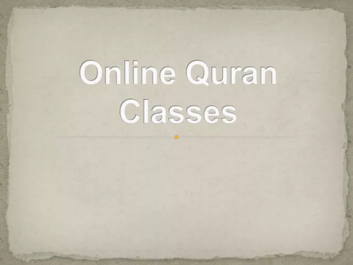 online quran classes