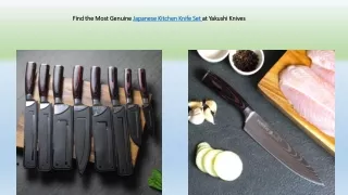 Japanese Kitchen Knife Sets