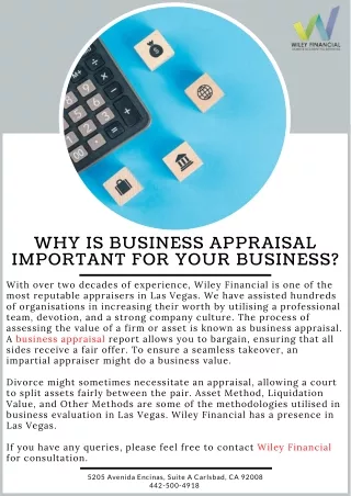 Why is Business Appraisal Important for Your Business?