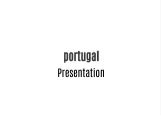 portugal presentation