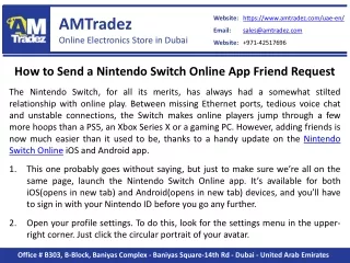 How to Send a Nintendo Switch Online App Friend Request - AMTradez