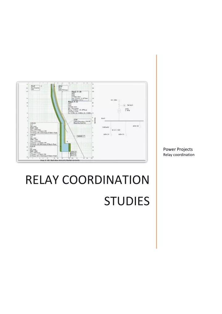 power projects relay coordination